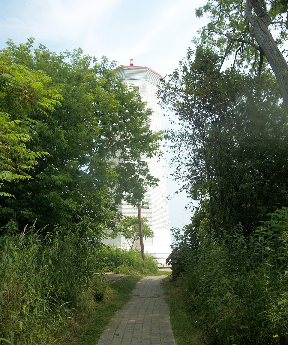 A path leading toward Presqu’ile Point Lighthouse in Brighton