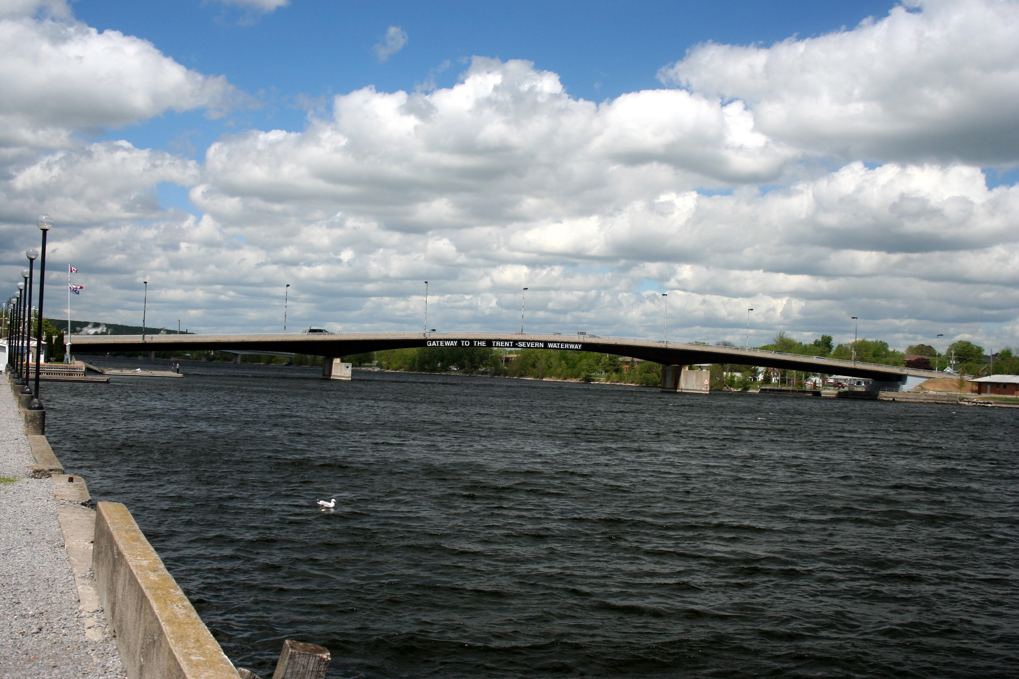 Gateway Bridge over the Trent River in Trenton, photographed in 2009